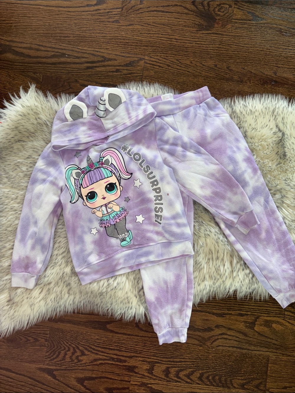 LOL Surprise Unicorn Doll Hoodie & Matching SweatPants Set